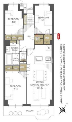  12KE쓌Eybg3LDK{WIC{FC