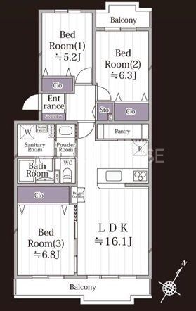  3LDK�E2�K�E������E�z������ǍD��