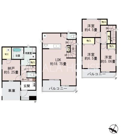  B����3SLDK�E������E�J�[�X�y�[�X1��I�I