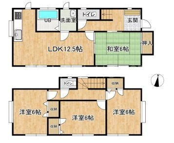  4LDK�E������E���ԏ�1�䁙�i�g���ŏc��2��j