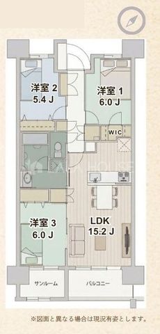  3LDK�E�쓌�����E5�K�E�T�����[���t���ŗz����ǍD��