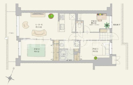  3LDK�E�쐼�����E7�K��