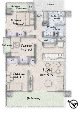  3LDK�E�k���p�����Z�ˁE�z����ǍD��